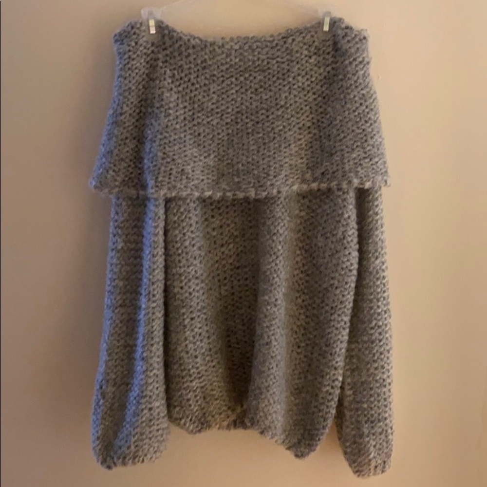 Off the shoulder sweater